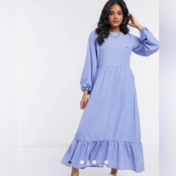 Selling brand new ASOS blue maxi dress, size US 6. - Picture 1 of 4